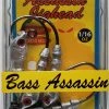 Bass Assassin Lead/Red Eye Jighead 1/16oz 4ct JA05001 Hooks/Jig Heads 2 Bass Assassin Lead/Red Eye Jighead 1/16oz 4ct JA05001 Hooks/Jig Heads