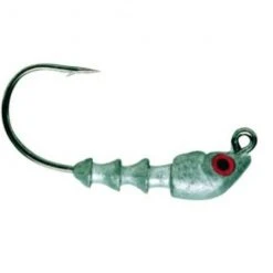 Bass Assassin Lead/Red Eye Jighead 1/16oz 4ct JA05001 Hooks/Jig Heads