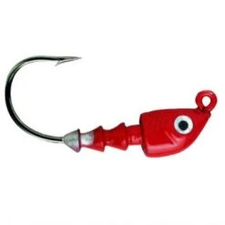 Bass Assassin Red Jighead 1/4oz 4ct JA07002