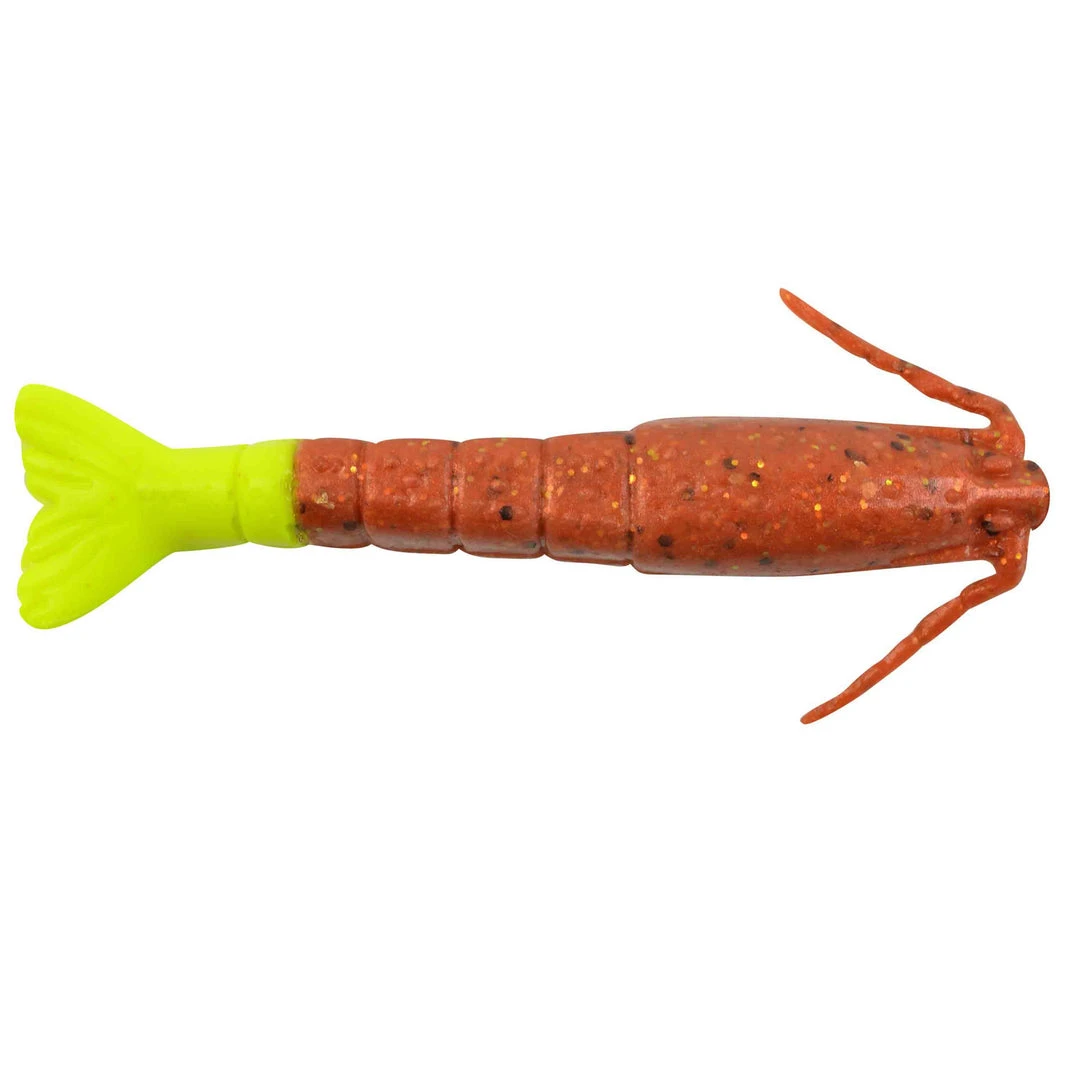 Berkley Gulp! Shrimp New Penny/Chartreuse 3" 6pk Lures & Bait 3 Berkley Gulp! Shrimp New Penny/Chartreuse 3" 6pk Lures & Bait
