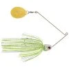 Booyah Colorado Single Blade Spinnerbait 3/8 Oz White/Chartreuse