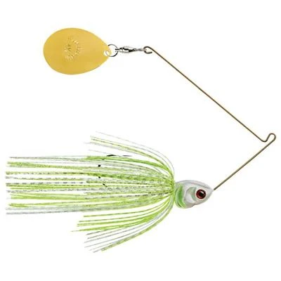 Booyah Colorado Single Blade Spinnerbait 3/8 Oz White/Chartreuse 3 Booyah Colorado Single Blade Spinnerbait 3/8 Oz White/Chartreuse