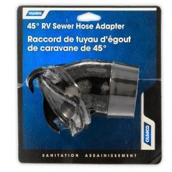 RV And Camping Camco 45° RV Sewer Hose Adapter 39403