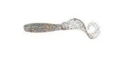Sea Striker Got-Cha Curltail Grub Clear/Silver Flake 4" 20pk