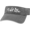 Salt Life Signature Logo Visor Grey SLM215 1 Salt Life Signature Logo Visor Grey SLM215