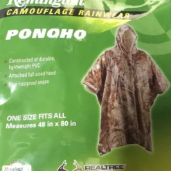 Remington Camouflage Poncho Realtree AP 8020