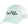 Men's Caps & Visors Salt Life Men's Fish Dive Surf Stretch Fit Hat Aruba Blue SLM297