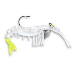 Vudu Shrimp Ghost/Chartreuse 3-1/4" 2pk Lures & Bait
