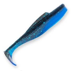 Z-Man DieZel MinnowZ Black/Blue Laminate 4" 5pk Lures & Bait